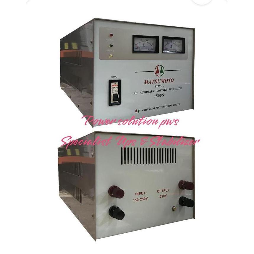 Stabilizer Matsumoto 7500, Stavol Matsumoto 7500VA Matsumoto 7500N Stabiser Matsumoto 7500 Watt 1 Ph