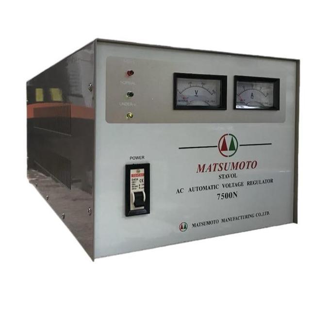 Stabilizer Matsumoto 7500N Matsumoto 7500 Va Setabilizer Listrik stavol ( servo motor control ) Mtsu