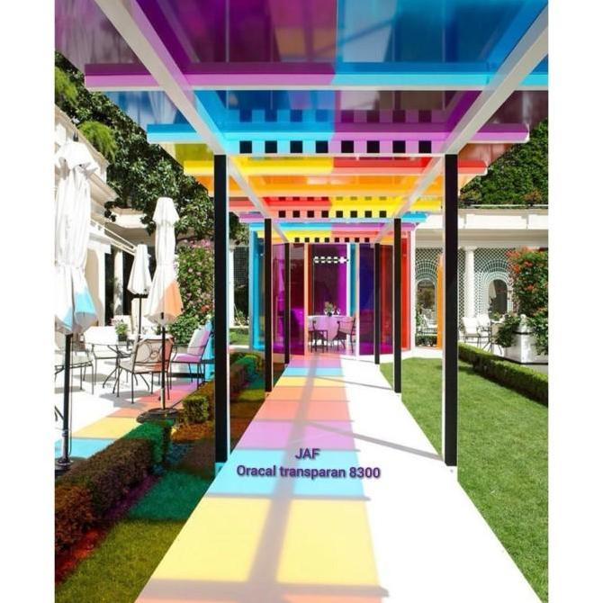 stiker oracal transparan 8300/stiker kaca warna/ ready oracal warna