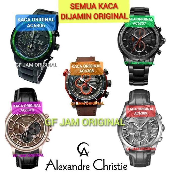 KACA JAM TANGAN ALEXANDRE CHRISTIE ORIGINAL AC6301 AC6302 AC6303 AC6304 AC6305 AC6306 AC6307 AC6308 