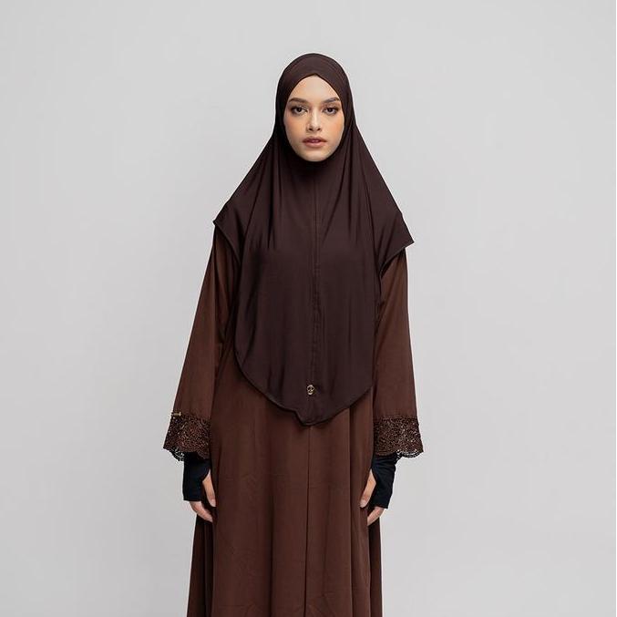 TERMURAH - TUBITA - Zoya French Khimar Hijab Wanita Instant Syari Kerudung Polos Jilbab Umroh dan Ha