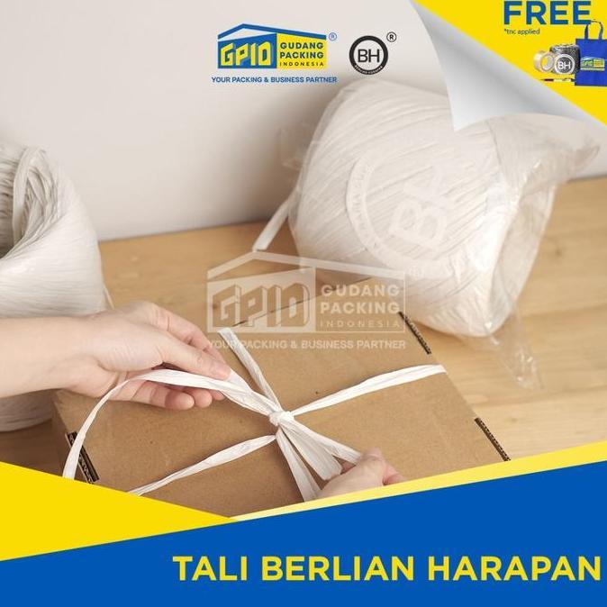 BH - Tali Rafia 1 Kg (Hitam / Putih / Warna) TF
