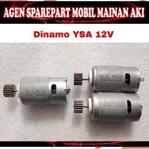 Dinamo Type Gearbox Besar Ysa 021 12V Mobil Mainan Anak Aki