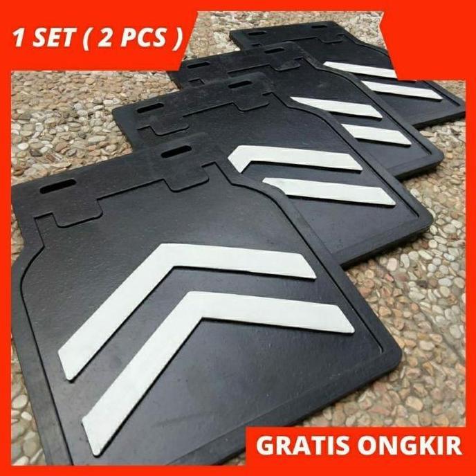 Mudflap Sersan Hitam / Kepet Lumpur / Mudgard Mobil Pick Up Jeep dll