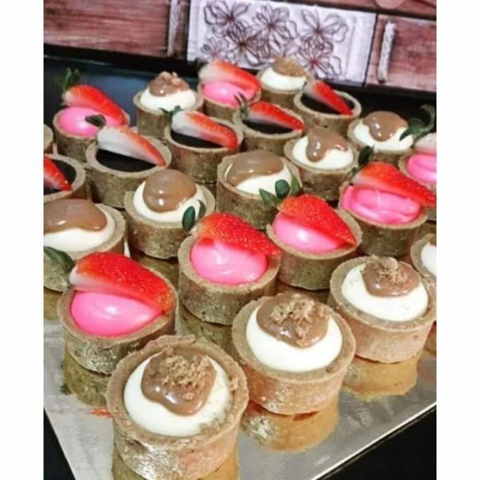 cetakan kue tart mini/tartlests/pie mini/ bulat tanpa sambungan