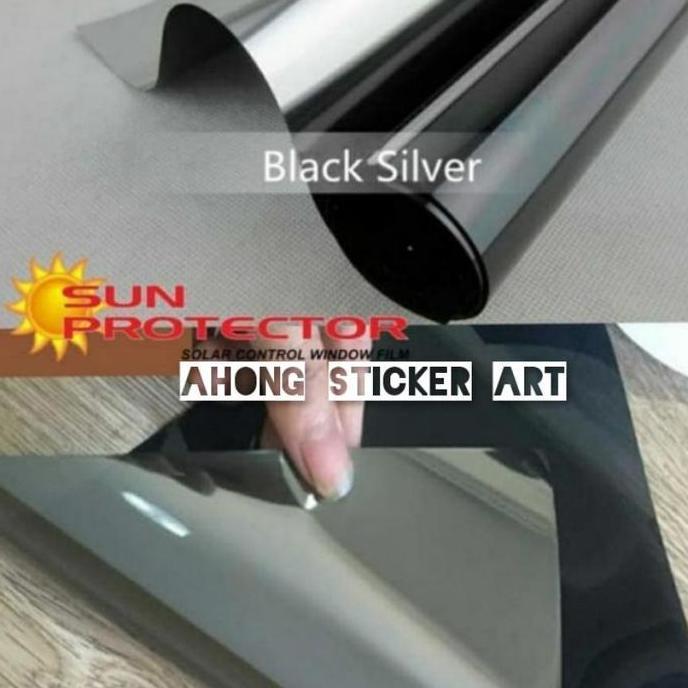 kaca film black silver/kaca film sparta/kaca film oneway/kaca film one