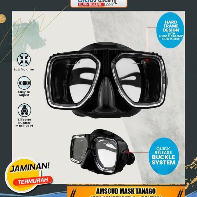 Amscud Mask Tanago 9939 Kacamata Selam Kacamata Snorkling Diving Mask Snorkling Diving