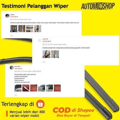 Wiper Kaca Mobil Frameless Avanza All New Avanza GrandNew Avanza BONUS