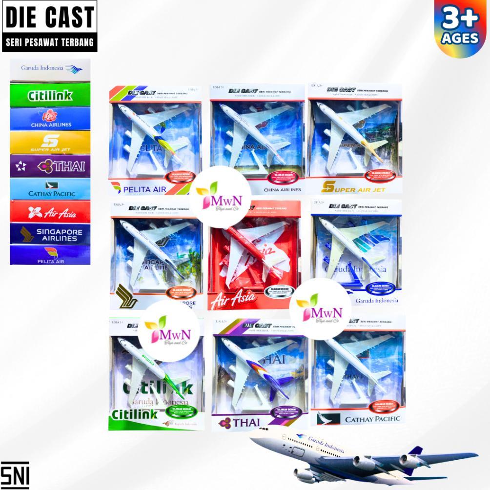 Diskon Mainan Diecast Pesawat Terbang A380-2 Besi Plastik
