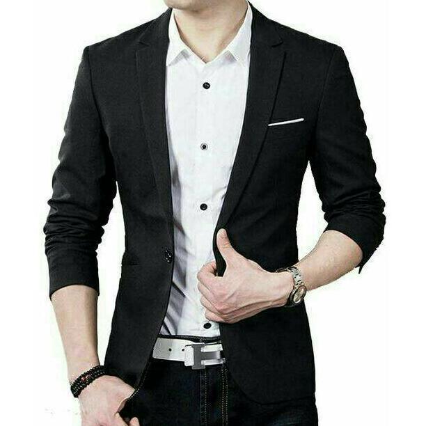 Favorit Blazer Zaraman Bahan Katun Strech Ada Ukuran L Xl Xxl Jas Pria Pakaian Pria Blazer Hugo Blaz