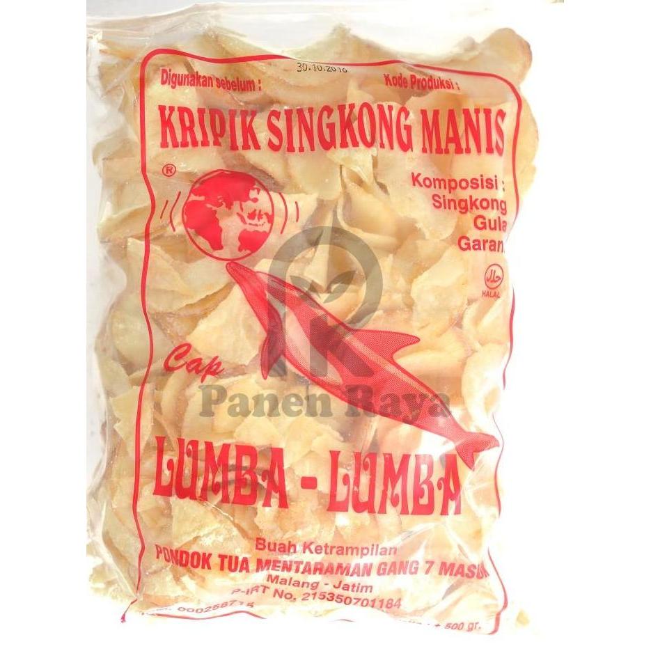 Keripik Singkong Malang Lumba Lumba Besar Kripik Manis / Asin