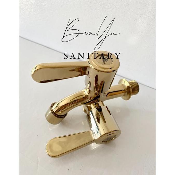 Kran Cabang 2 Gold Kran Double