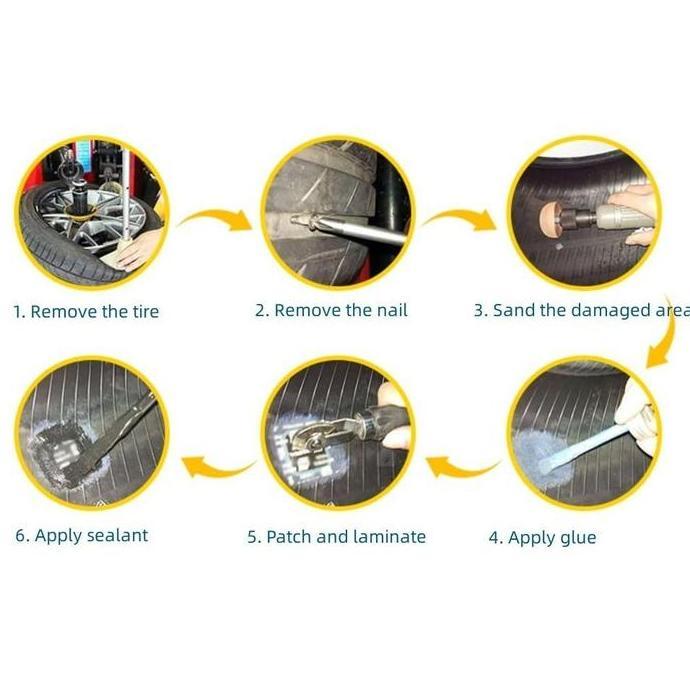 Sale 250 Ml Lem Tambal Ban Lem Perbaikan Ban Lem Ban Hitam Roda Kendaraan