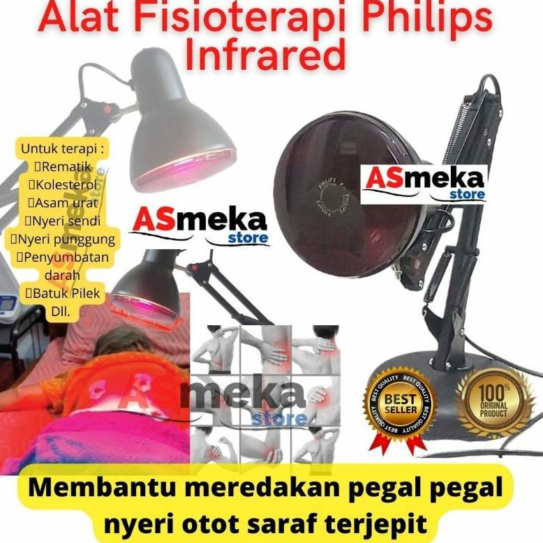 Bohlam ORI PHILIPS Alat fisioterapi set Lampu Terapi infra red infra merah infrared Terapi otot send