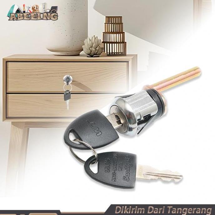 FKINAPE Kunci Filing Cabinet Kunci Slot Lemari Kunci Filling Cabinet