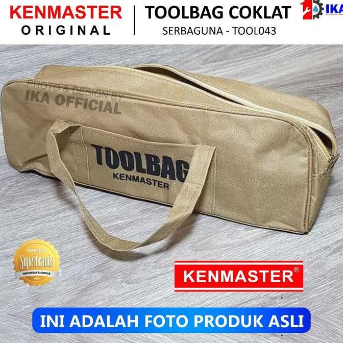 DISSORDE KENMASTER Tool Bag / Tas Tools Perkakas Kunci Spare part - Kenmaster Tool bag coklat - TOOL