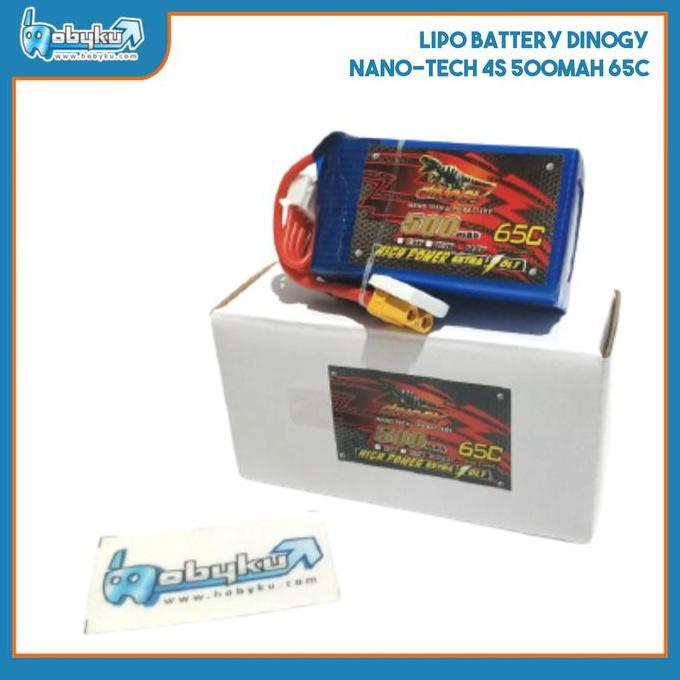 Lipo Battery Dinogy Nano-Tech 4S 500Mah 65C