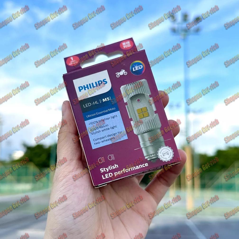 FREE ONGKIR 24H Ship-COD ORIGINAL 100% Lampu Motor Philips Lampu Utama Led H6 Lampu Led Depan Motor 