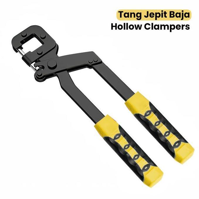 FREYAUR ALLEFIX Tang Jepit Baja 12 inch Hollow Clampers untuk Baja Ringan dengan Ketebalan 0,5-0,8 m