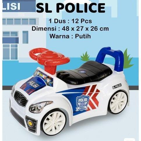 SHP SG TOYS SL 200 Mainan Anak Mobil Polisi Duduk Dorong TW
