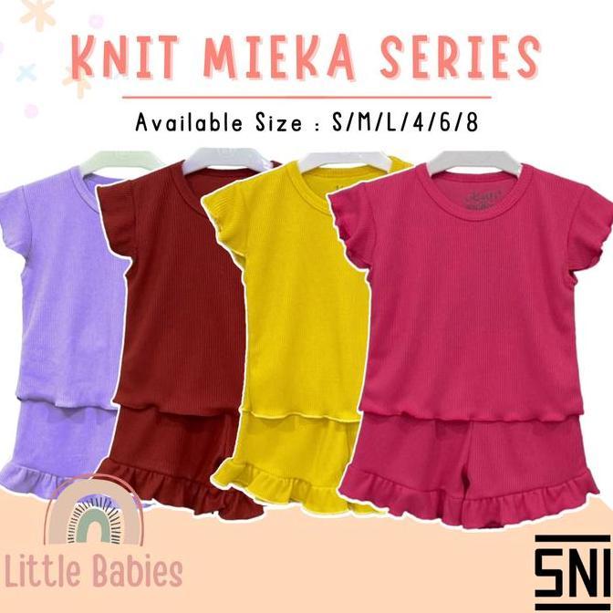 Ebijwaro- Setelan Baju Anak Cewek "Knit Mieka Series" / Setelan Baju Anak Kelfi Fashion