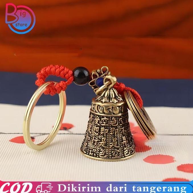 DISSORDE Lonceng Angin Feng Shui Kuningan Lonceng Kuningan Lonceng Gantungan Kunci Lonceng Fengshui