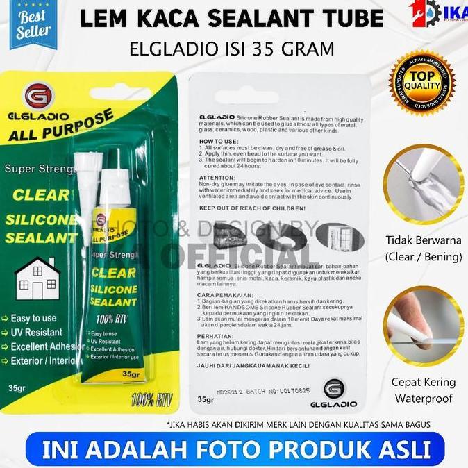 DISSORDE LEM KACA SEALENT ODOL Lem Kaca Sealent Kaca Silicone Kecil Odol Aquarium Alumunium / Lem Ka