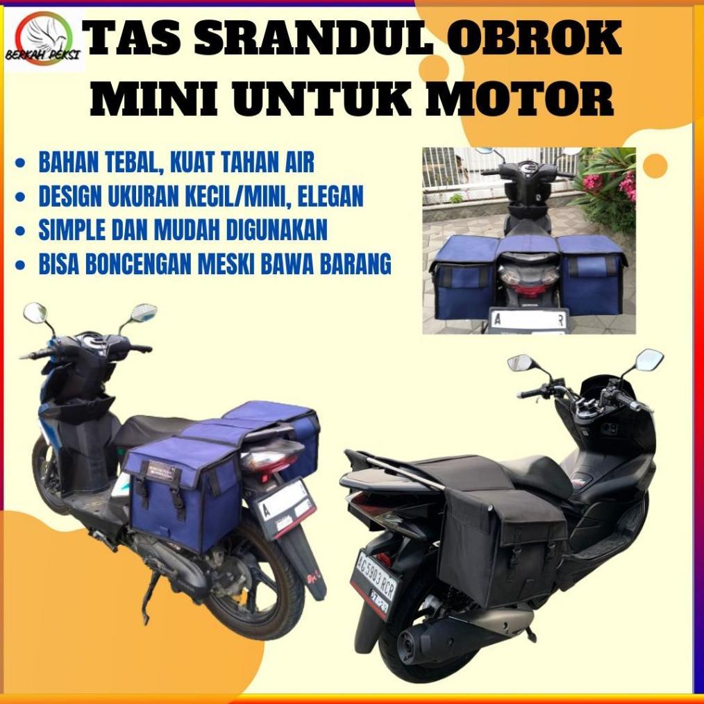 TAS SRANDUL OBROK KURIR TOURING MINI KECIL MOTOR SUPRA BEAT VARIO SCOOPY NAMX NMAX PCX AEROX CBR