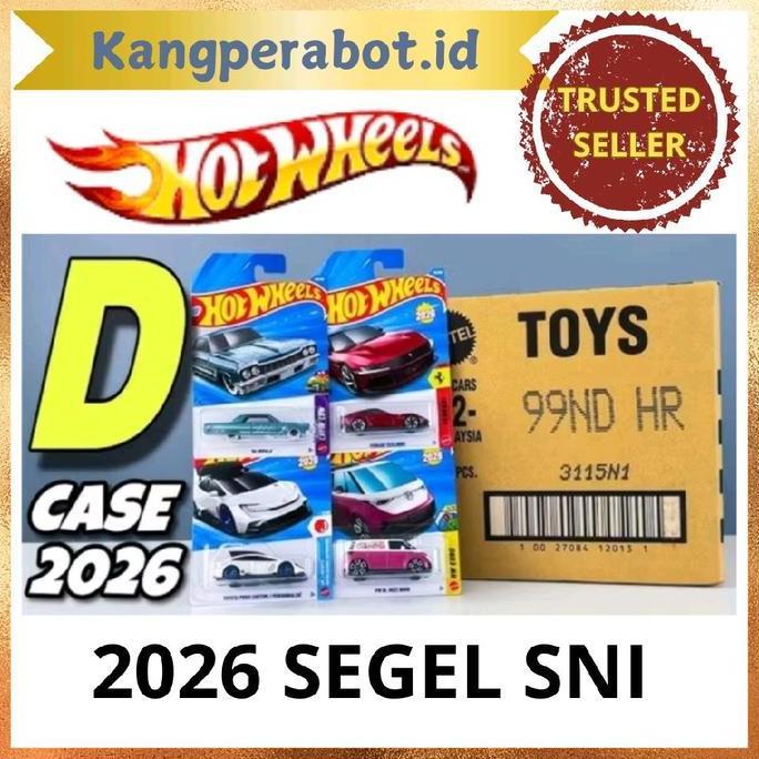 BARU Hot Wheels 1 dus/box - Lot 2025 2026 C4982 Segel SNI Original 100% Car Assortment 72 pcs Kualit