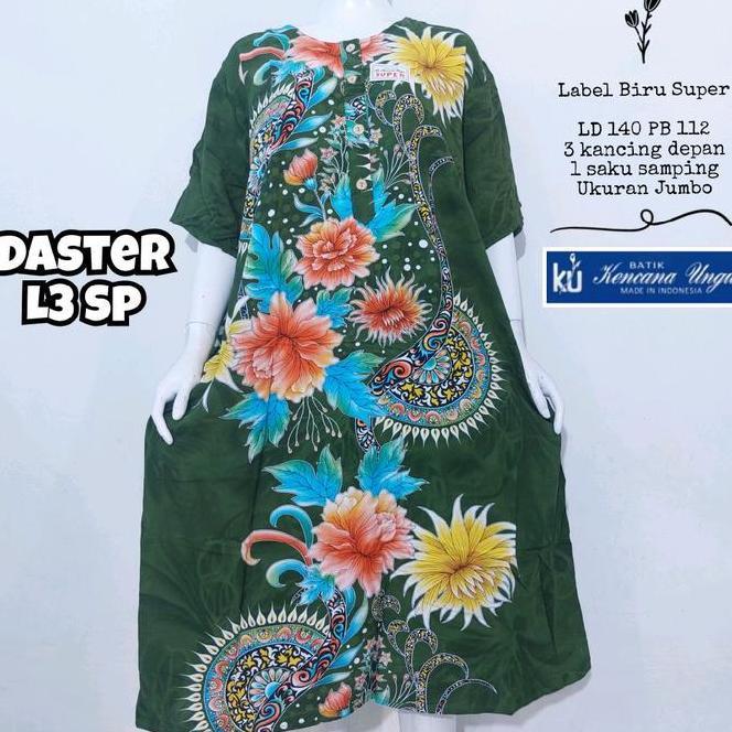Kencana Kencana Ungu Daster Ungu Biru L3 Jumbo Ld 140