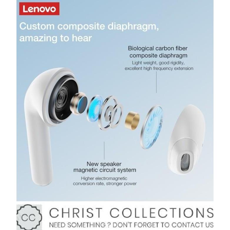 LENOVO TRUE WIRELESS BLUETOOTH EARPHONE MINI EARBUDS TWS WITH ENC LP50