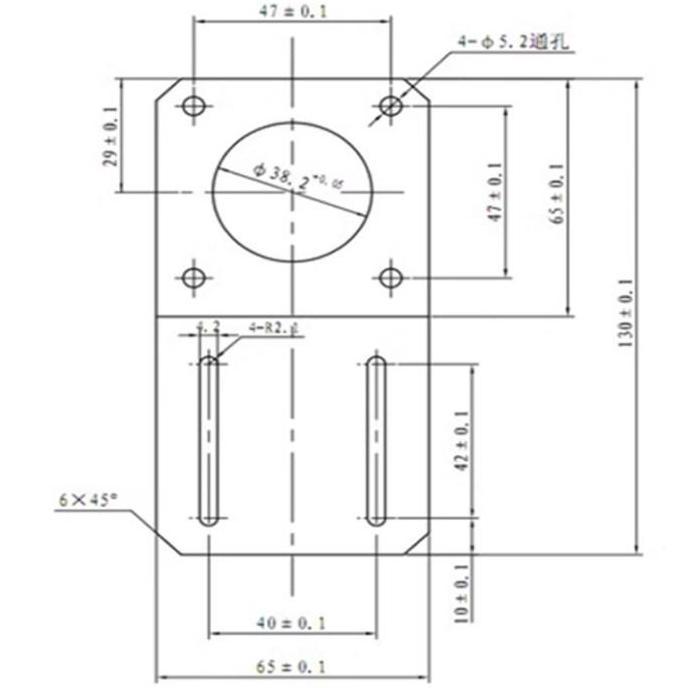 Bracket Nema23 Stepper Motor Holder Dudukan 57 BYG