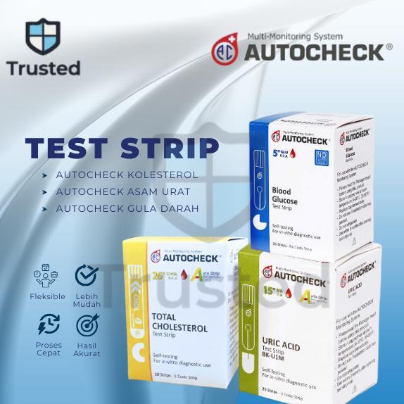 Autocheck Kolesterol / Kolesterol Autocheck/ Autocheck Uric Acid / Strip Asam Urat autocheck/ Glucos