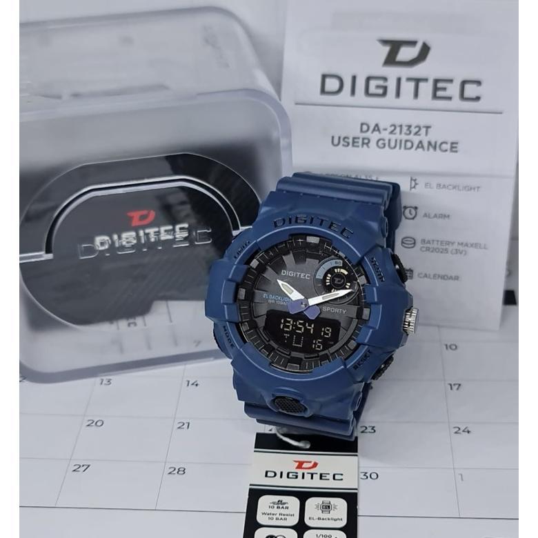TERLARIS JAM TANGAN DIGITEC DG 2132 / DG-2132T / DG2132 T / DG2132 / DG 2132T DIGITEC ORIGINAL SPORT
