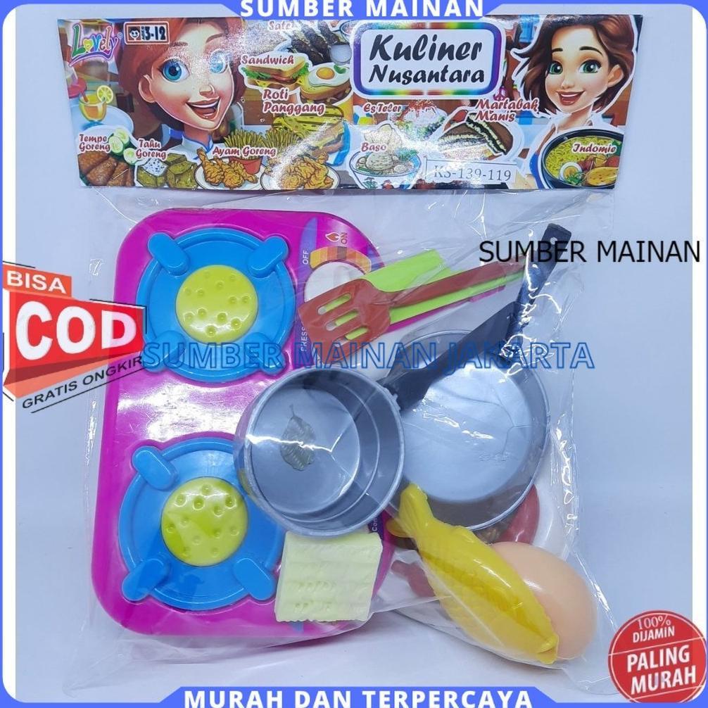 MURAH MAINAN ANAK MASAK DAPUR SET SNI PLASTIK LENGKAP