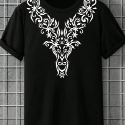 TERMURAH KAOS OBLONG LEBARAN/BAJU KOKO/ KAOS PRIA MOTIF MODERN