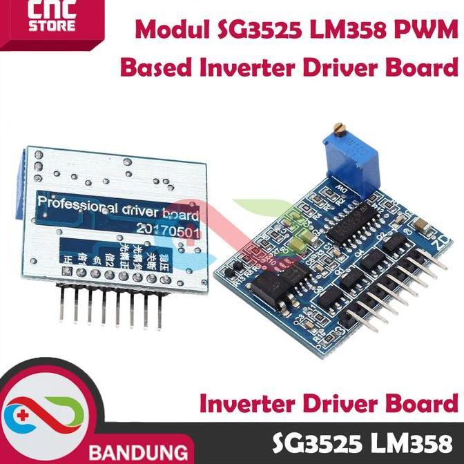 Modul SG3525 LM358 PWM Based Inverter Driver Board