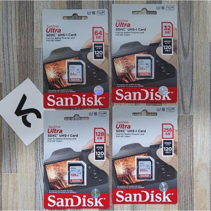 SD CARD SanDisk Ultra 32GB 64GB 128GB 256GB SDHC SDXC Memory SDCARD SAMD