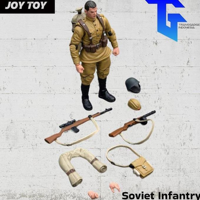 JOYTOY Military 1/18 WWII Wehrmacht JT8919 / Soviet Infantry JT8926 / US Army JT8933 Action Figure K