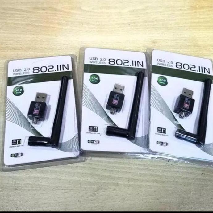 Continued- Penguat Sinyal Usb Adapter Untuk Wifi + Antena 300Mbps Laptop Pc