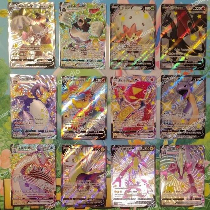 Terlaris Pokemon Tcg Indonesia - Full Set Shiny V & Vmax