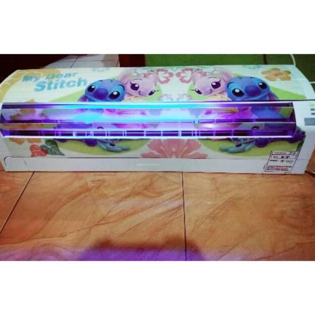 Kipas angin model ac dengan karakter fuel dan led