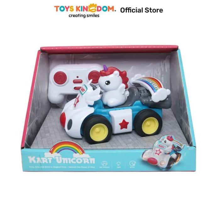 Toys Kingdom Cruzer City Wheels Kart Unicorn - Putih Kids Toy Mobil-Mobilan Mainan Koleksi Anak Mini