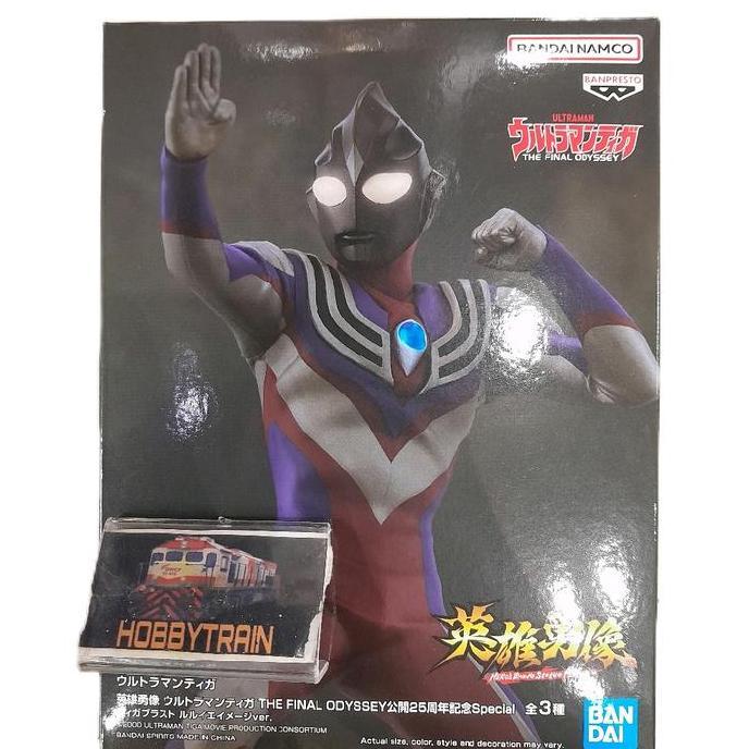 BANPRESTO HERO BRAVE STATUE THE FINAL ODYSSEY SPECIAL ULTRAMAN TIGA BLAST FIGURE