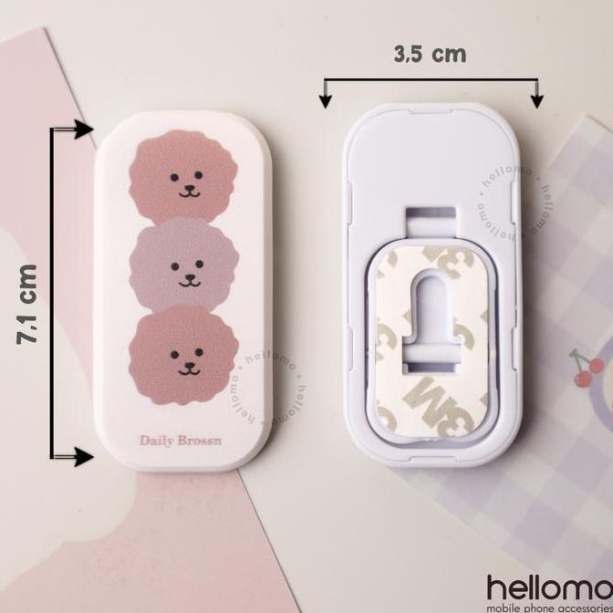 Poptok Phone Grip & Phone Stand Griptok Phone Holder Click On Grip Tok