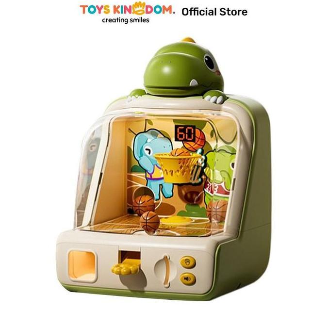 Toys Kingdom Kiddy Fun Playset Dinosaur Basketball Shooting Machine - Mix Permainan Anak Bermain Edu