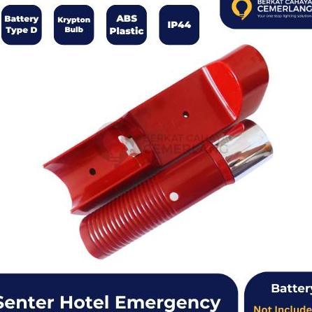 Lampu Senter Emergency Senter Hotel Emergency Flash