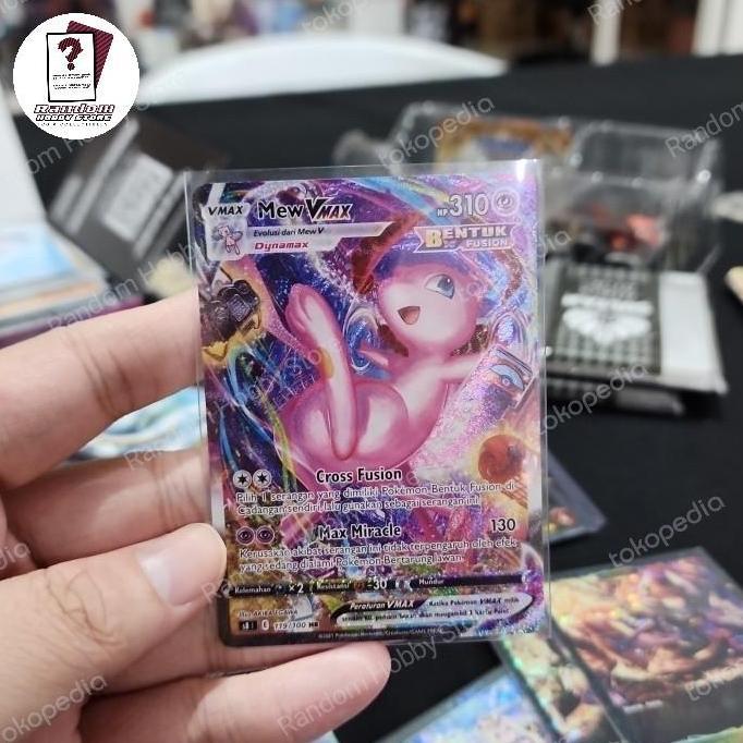 Terlaris Mew Vmax Aa Teknik Fusion Pokemon Tcg