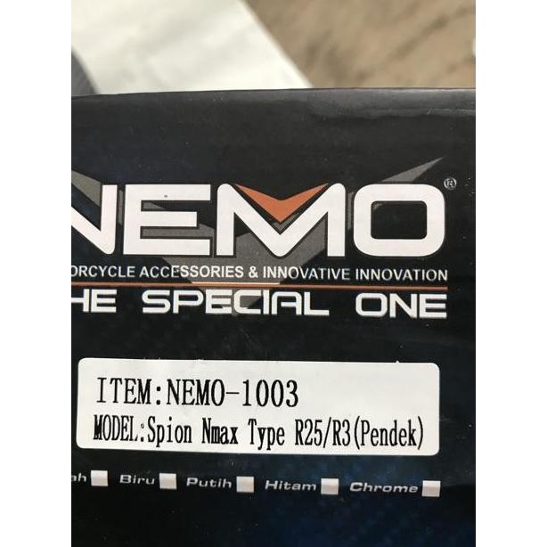 spion R25 pendek karbon model lipat nemo variasi nmax ninja rr cbr150 250 r15 dll