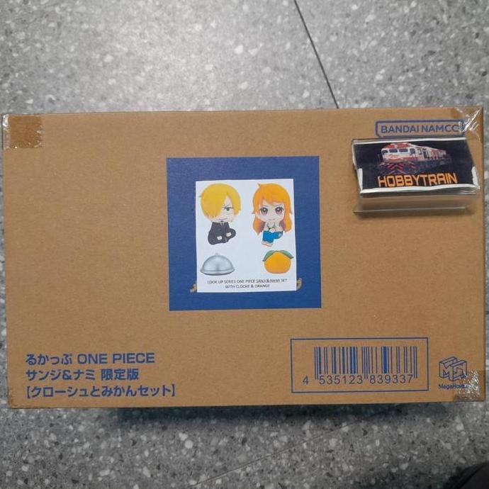MEGAHOUSE LOOKUP ONE PIECE SANJI & NAMI WITH CLOCHE & ORANGE FIGURE SET